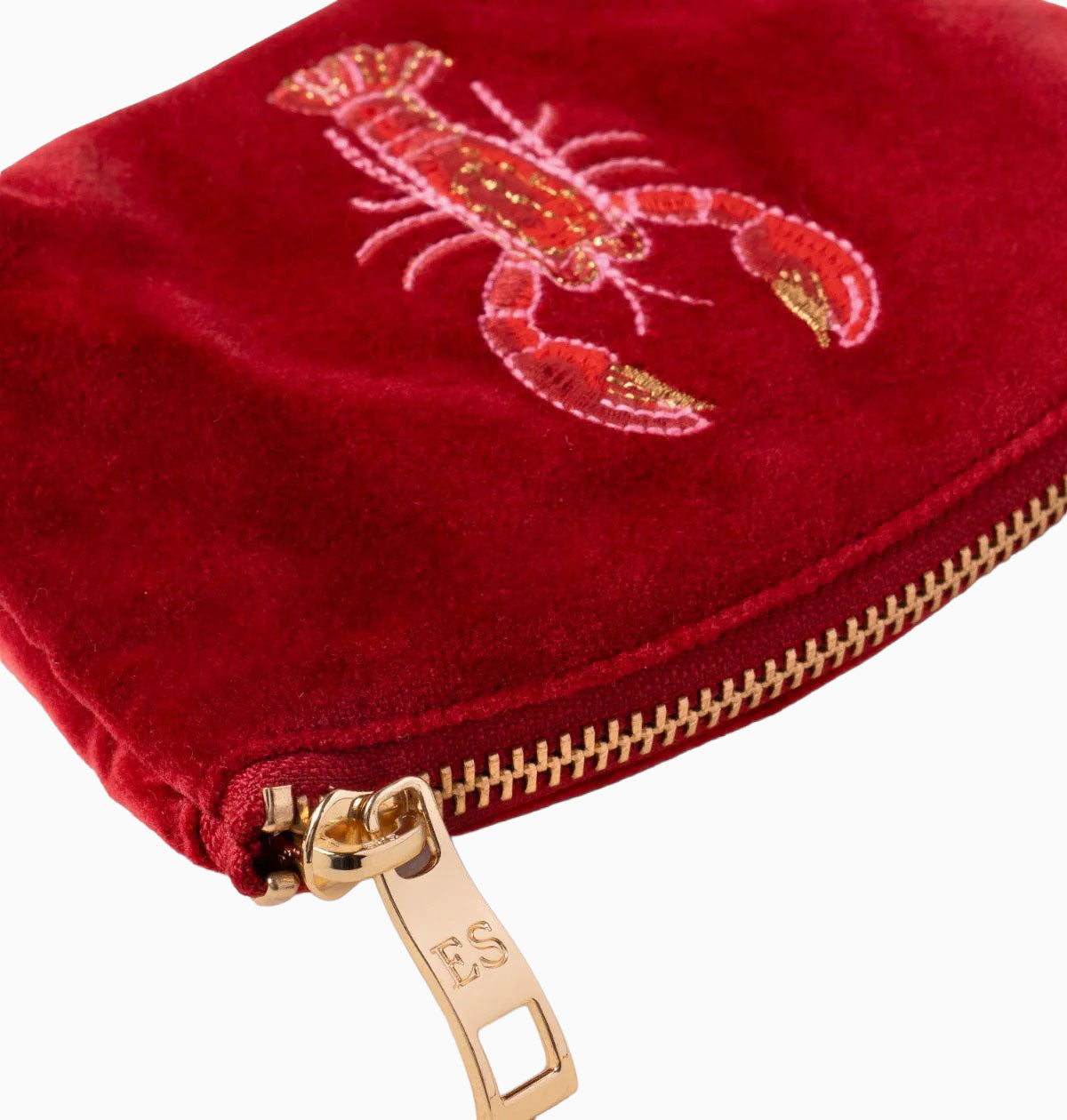 Coin Purse-16234 - Lobster Velvet Coin Purse-Elizabeth Scarlett