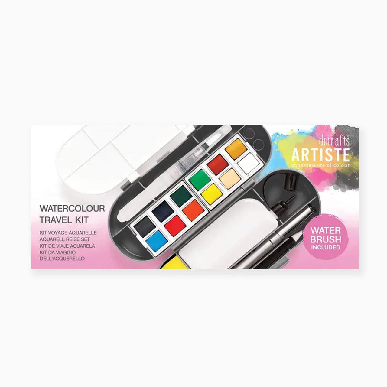 Painting Kit-DOA763400 - Artiste Watercolour Travel Kit-West Design Products UK