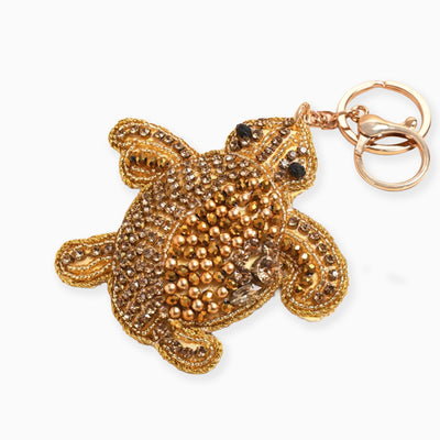 Turtle Beaded Keyring - Whistlefish