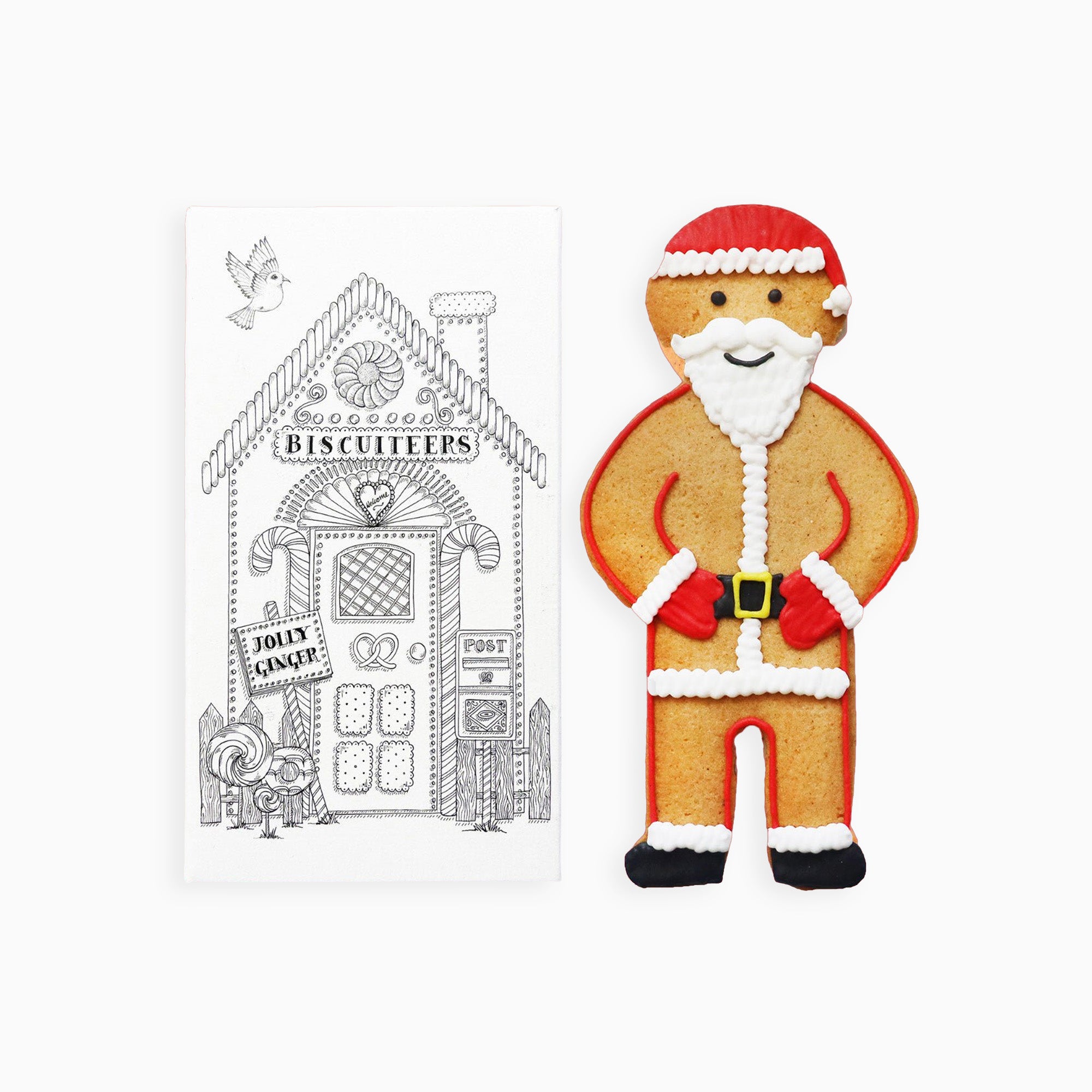 JGSANTA000 - Jolly Santa Ginger Biscuit