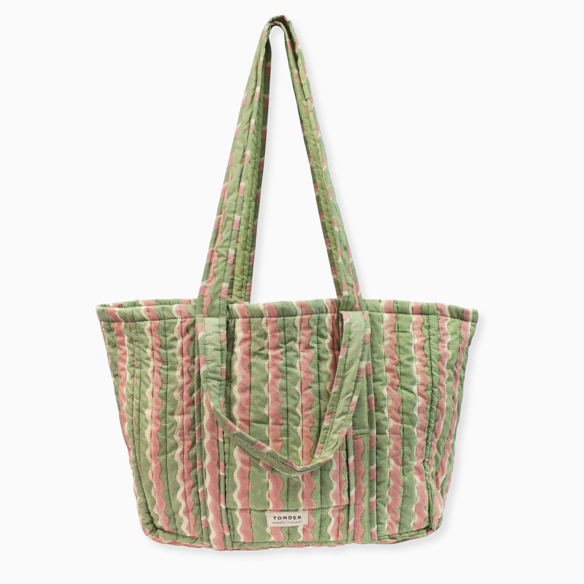CAMIN - Quilted Carry All | Whirly | Mint