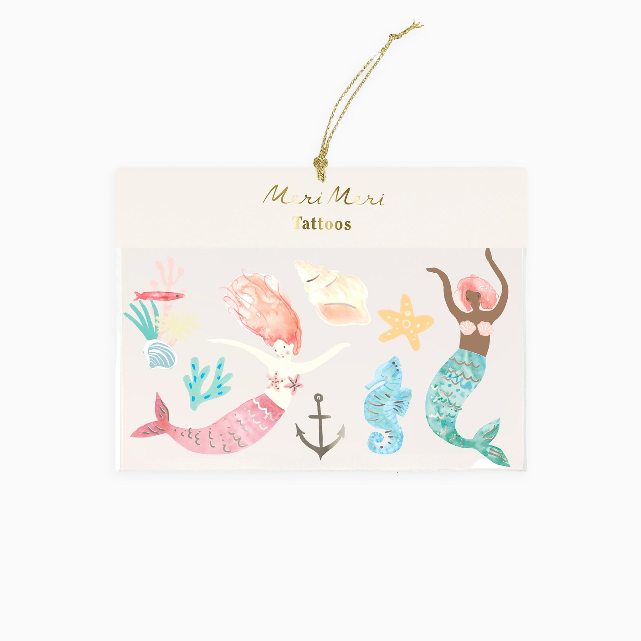 215902 - Mermaid Large Temporary Tattoos
