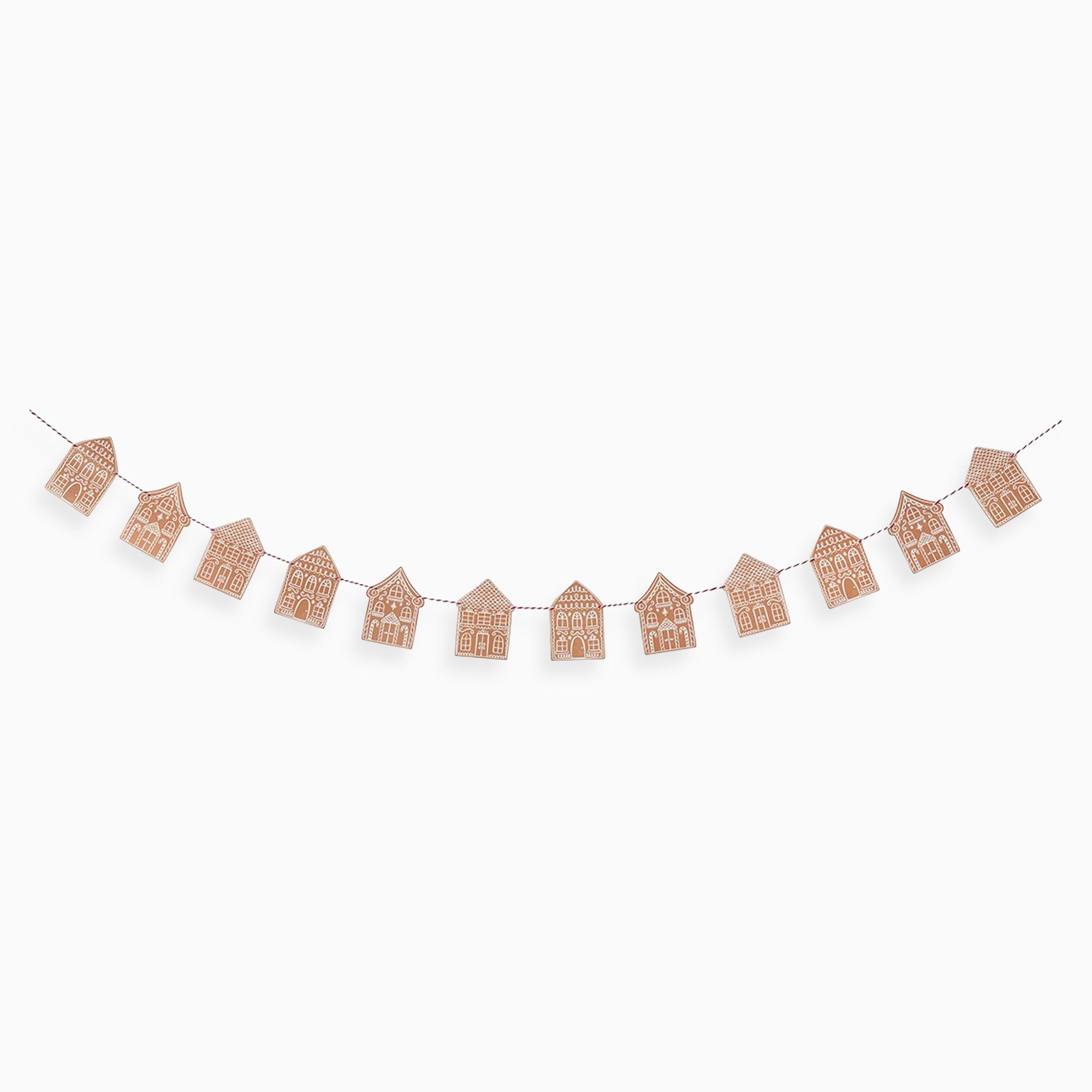HBGB100 - Gingerbread House Card Garland
