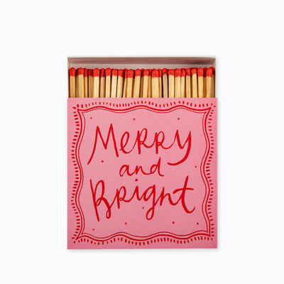 Merry & Bright Christmas Safety Matches - Whistlefish