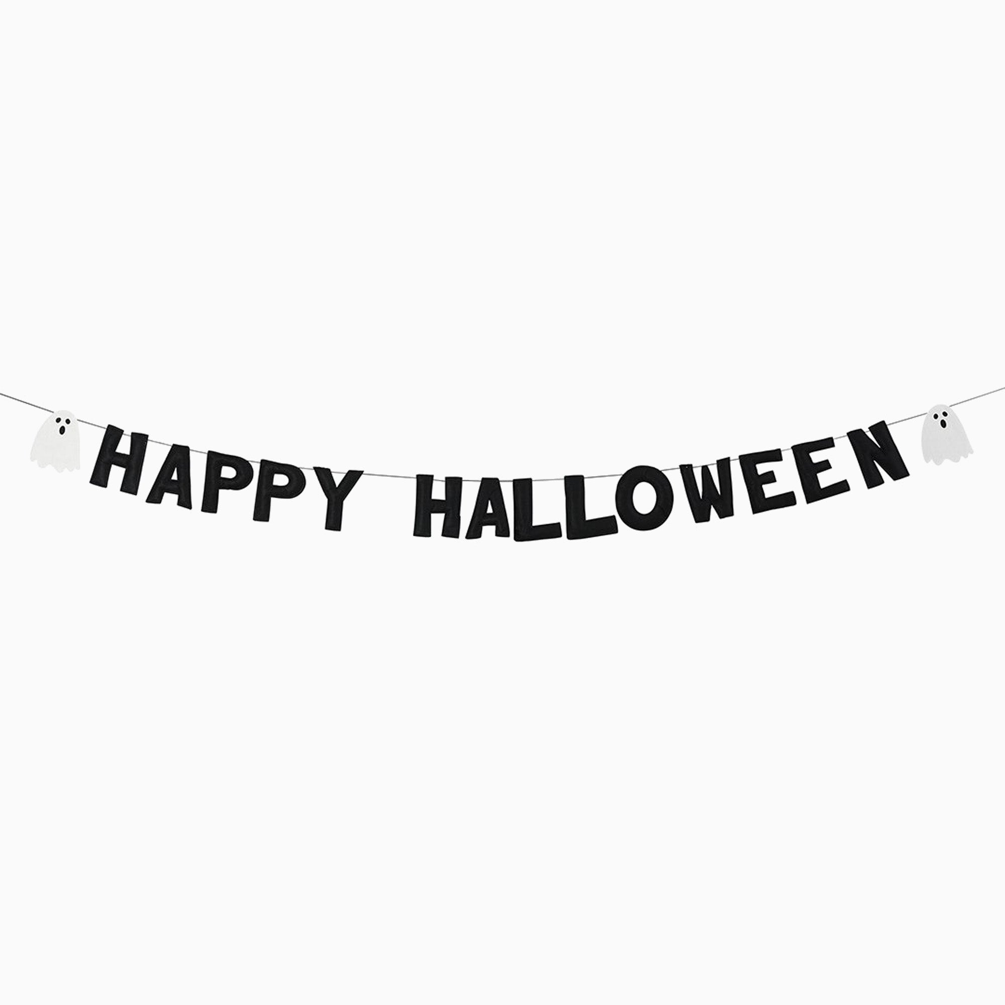 HBRH101 - Ghost 'Happy Halloween' Felt Banner