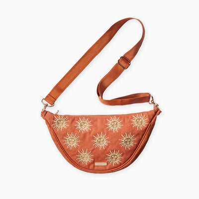 Sun Goddess Canvas Crossbody Sling Bag - Whistlefish