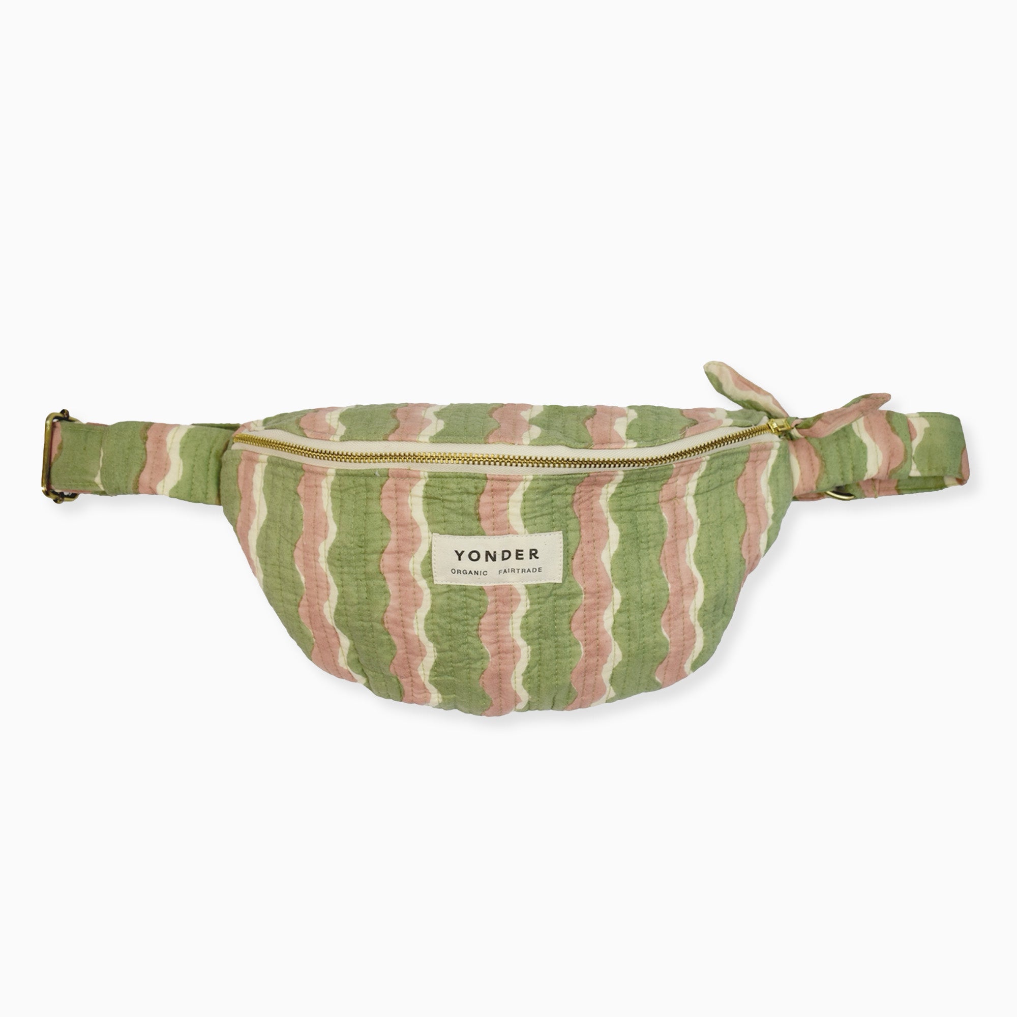 BB MIN - Cotton Quilted Bumbag | Whirly | Mint