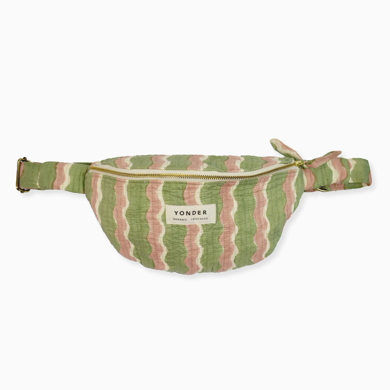BB MIN - Cotton Quilted Bumbag | Whirly | Mint