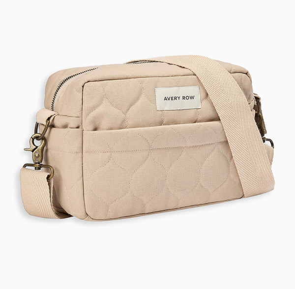 Baby Organiser Bag-POBNAT - Natural Pram Organiser Bag-Avery Row