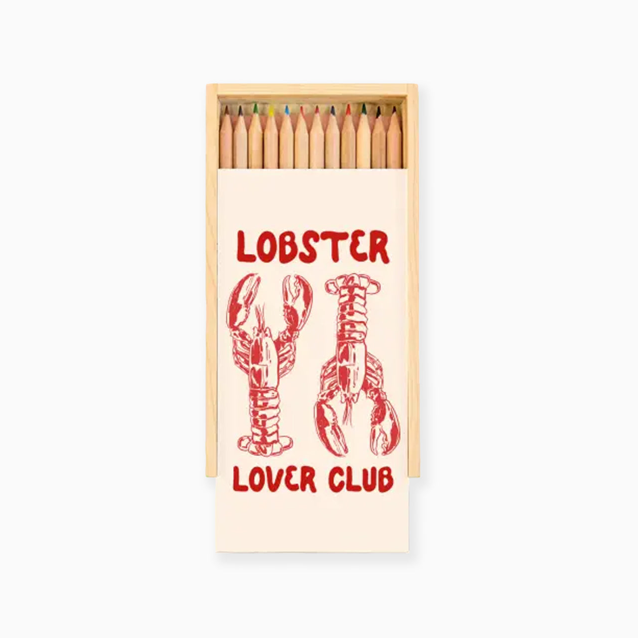Pencil Set-698416_294 - Lobster Lover Coloured Pencils in Box-ART WOW