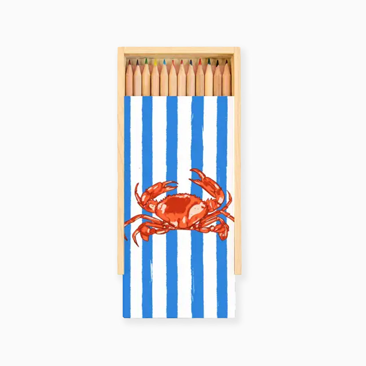 Pencil Set-707705_294 - Retro Crab Coloured Pencils in Box-ART WOW