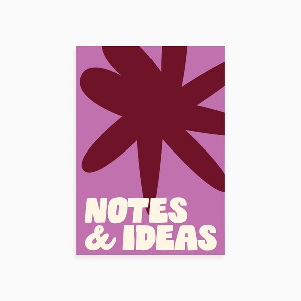 TUE-NBK-STP-NAI-A5 - Notes and Ideas A5 Notebook