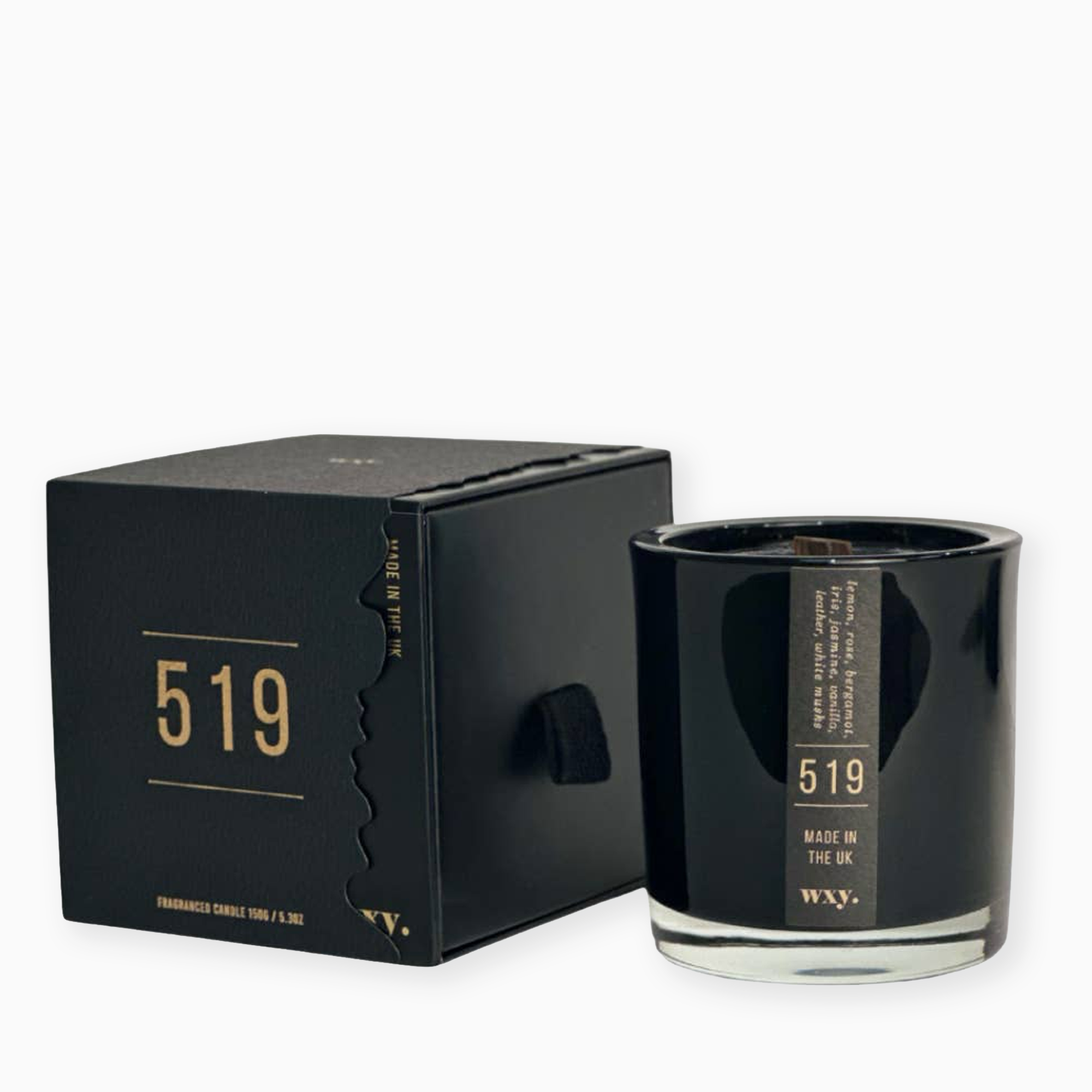 WXYUM0501 - Umbra 5oz Candle 519 Lemon White Musk and Leather