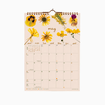 Calendar-CAL-A4-GBT-S - Garden Botanicals A4 2027 Calendar-Good Tuesday