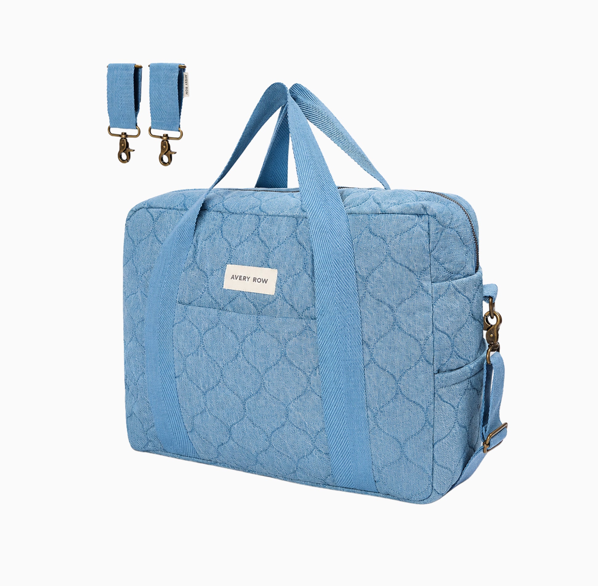 Baby Organiser Bag-CBADEN - Denim Baby Changing Bag-Avery Row