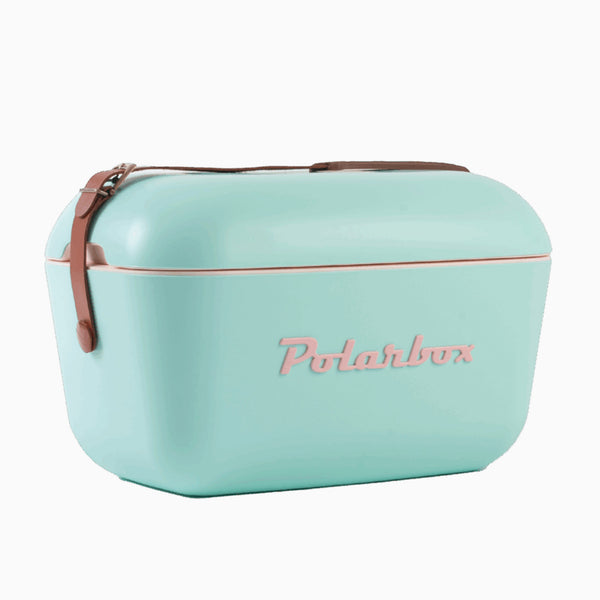 PLB12/V/CLASS - Retro 12L Coolbox Cyan Baby Rose