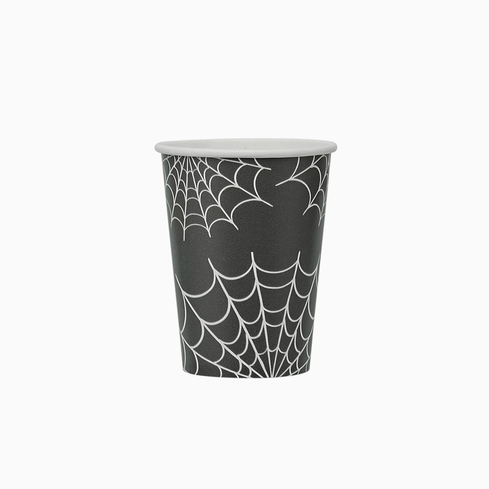 HBRH111 - Spider Web Paper Cups, Pack of 8