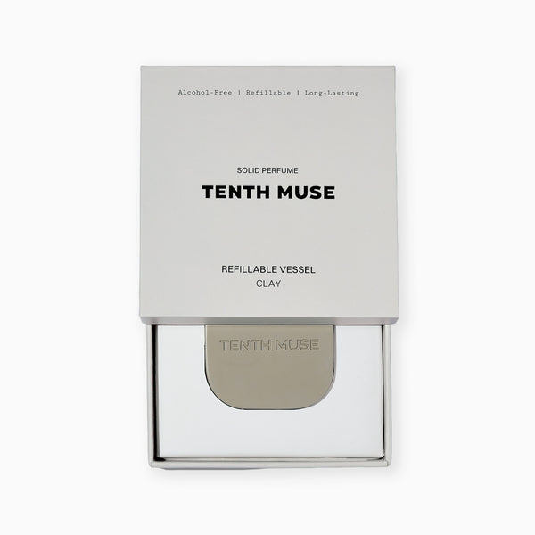 Solid Perfume-CL01 - Refillable Vessel Clay-Tenth Muse