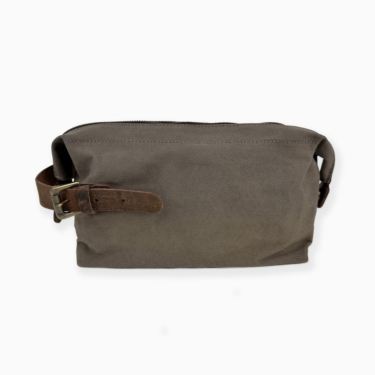 BBCO01 - Birling Waxed Canvas & Leather Wash Bag
