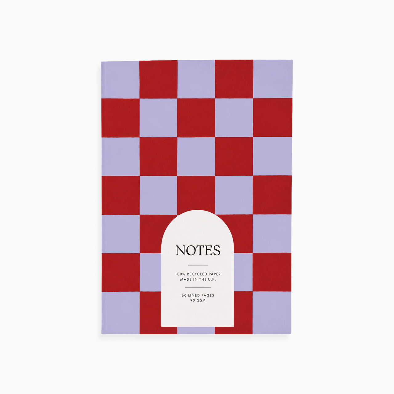 Notebook-TUE-NBK-STP-BUC-A5 - Blue Berry Check A5 Notebook-Good Tuesday