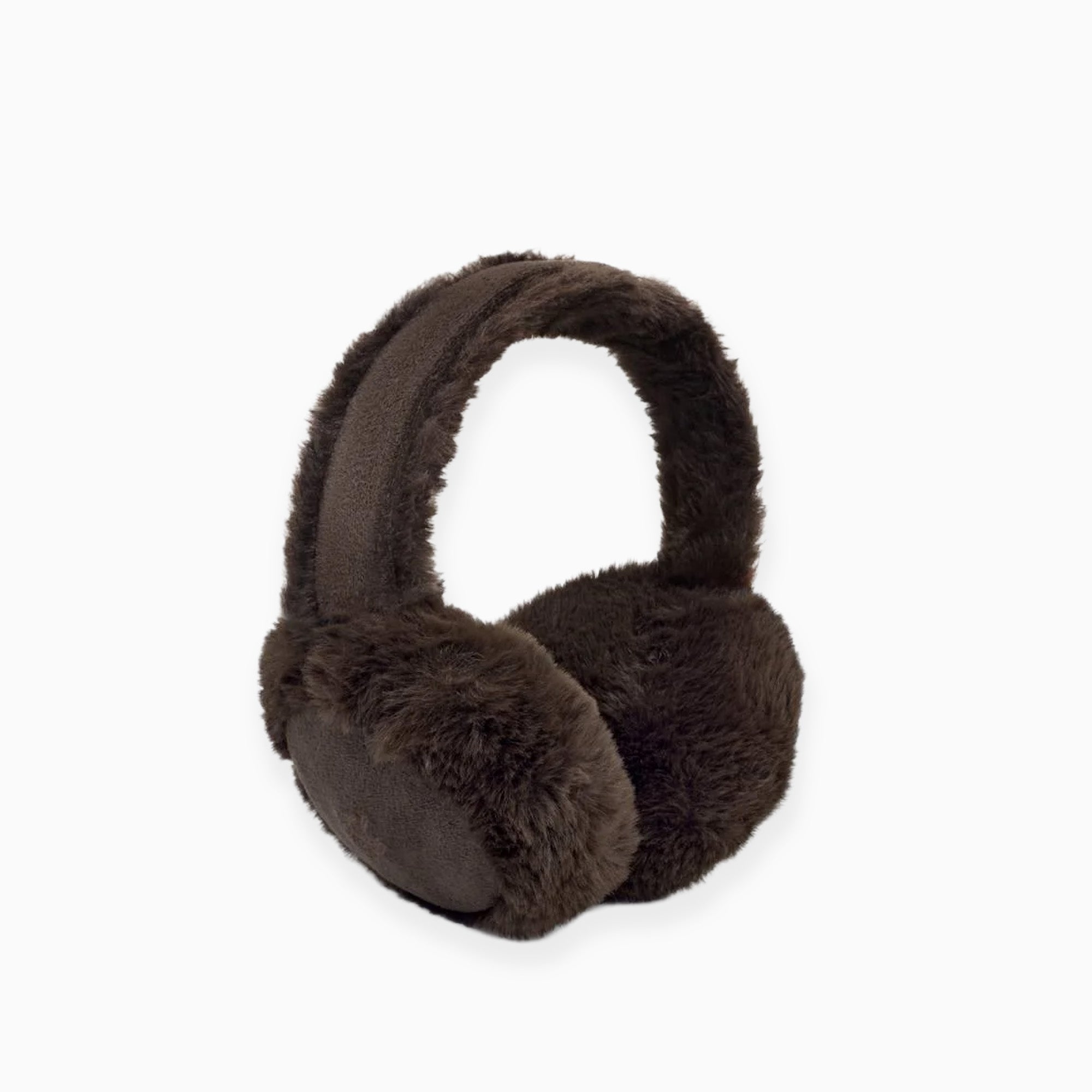KLS880 - Faux Suede Earmuffs in Deep Brown