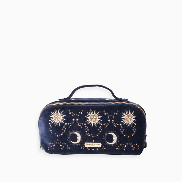 18962 - Celestial Sun & Moon Open Flat Makeup Bag