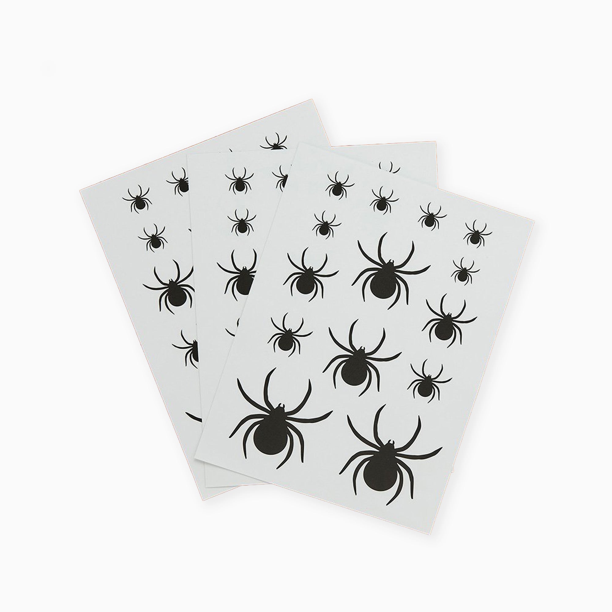 HBSY208 - Spider Window Clings, Pack of 3