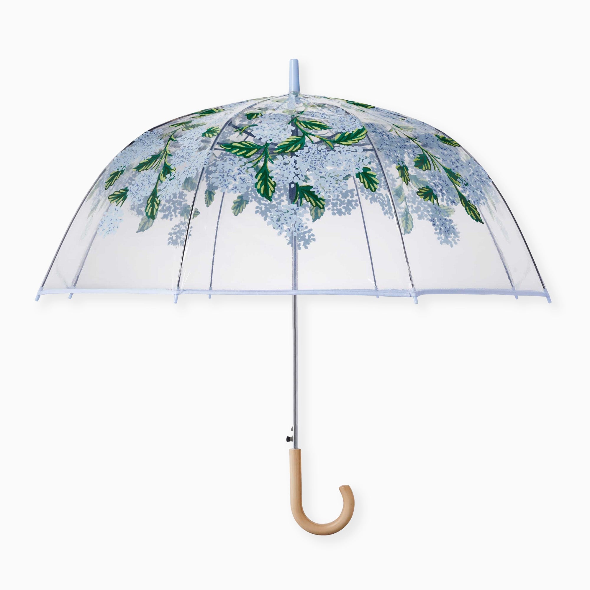 UMB014 - Hydrangea Clear Umbrella