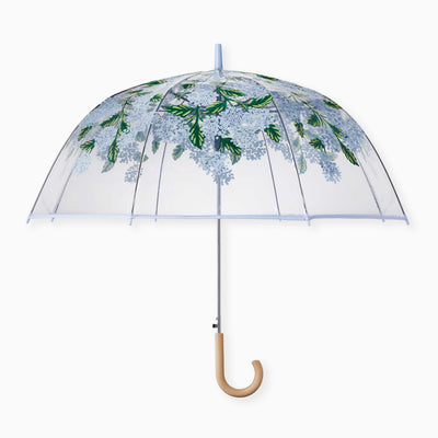 Hydrangea Clear Umbrella - Whistlefish