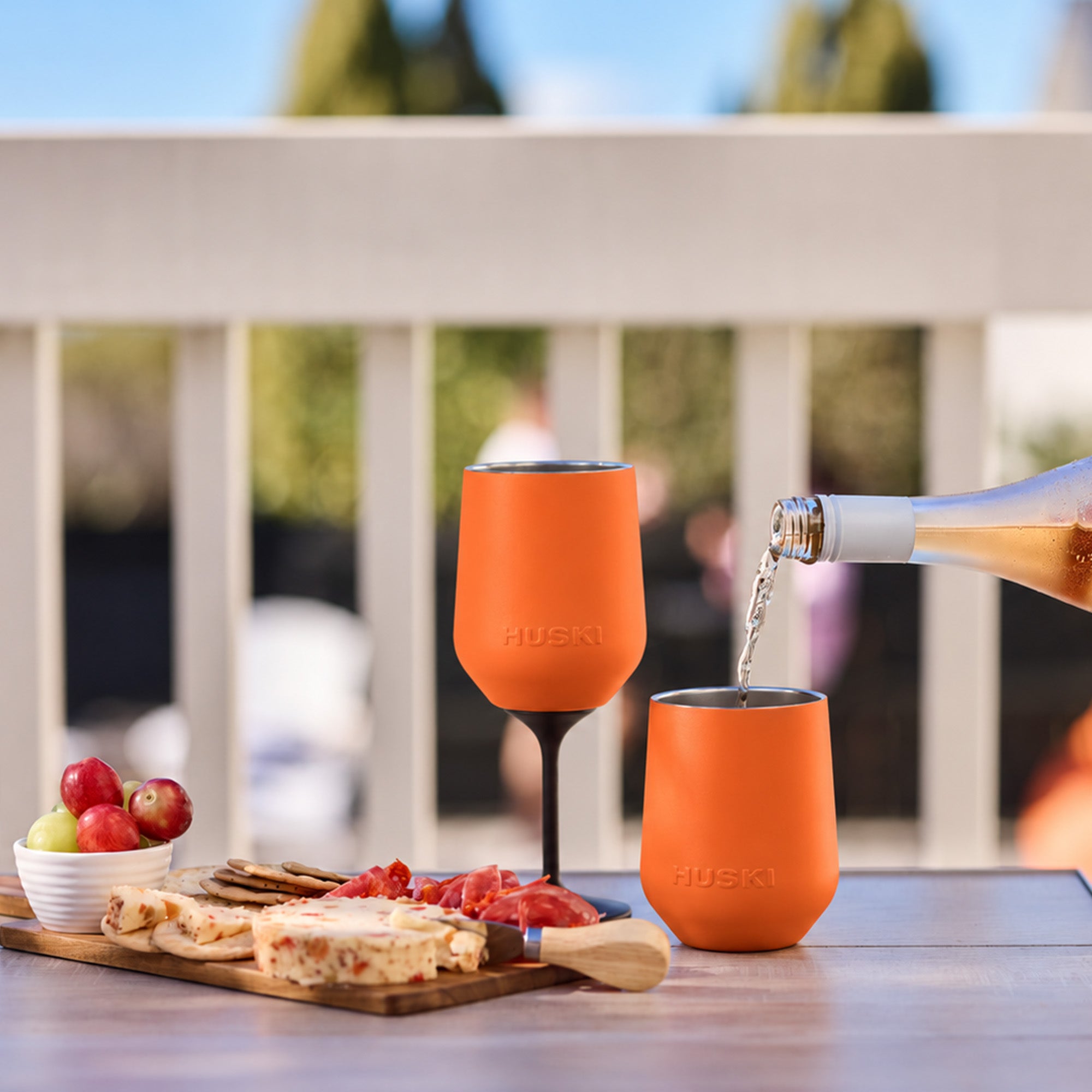 000114 - Huski Wine Tumbler 2.0 Valencia Orange