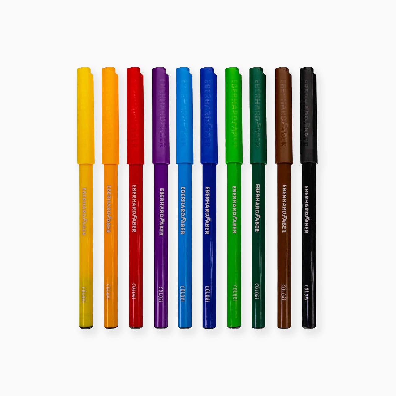 Set of Pens-EF551110 - Eberhard Faber Colori Felt Tip Pens-West Design Products UK