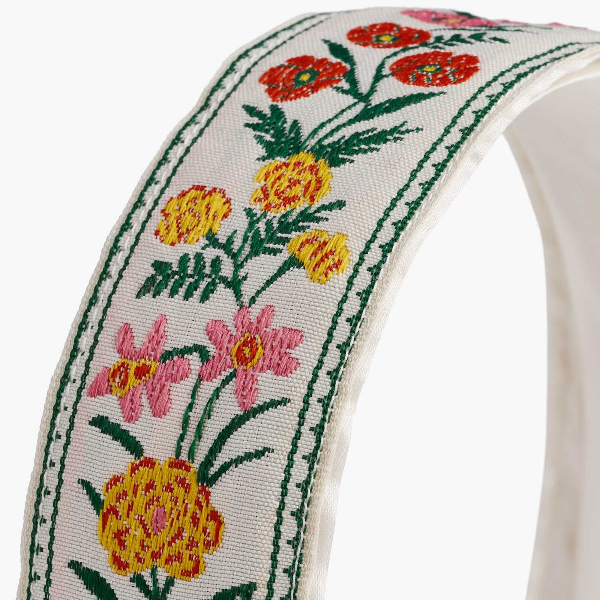 HAH030 - Garden Study Jacquard Ribbon Headband