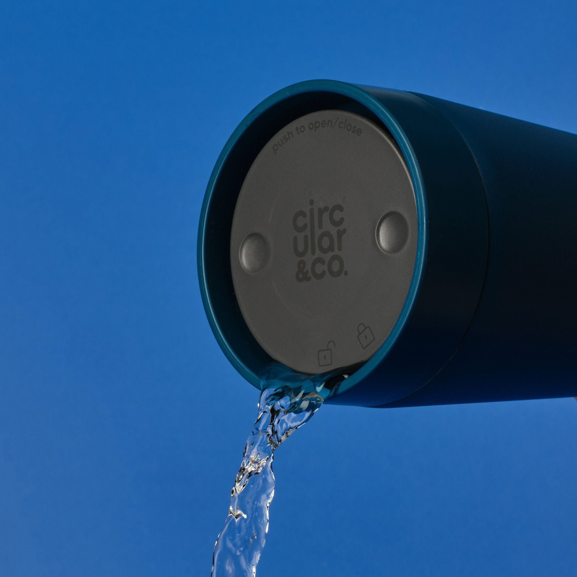 SSC-12OZ-C-MI-BLUE - Recycled Steel Cup Navy