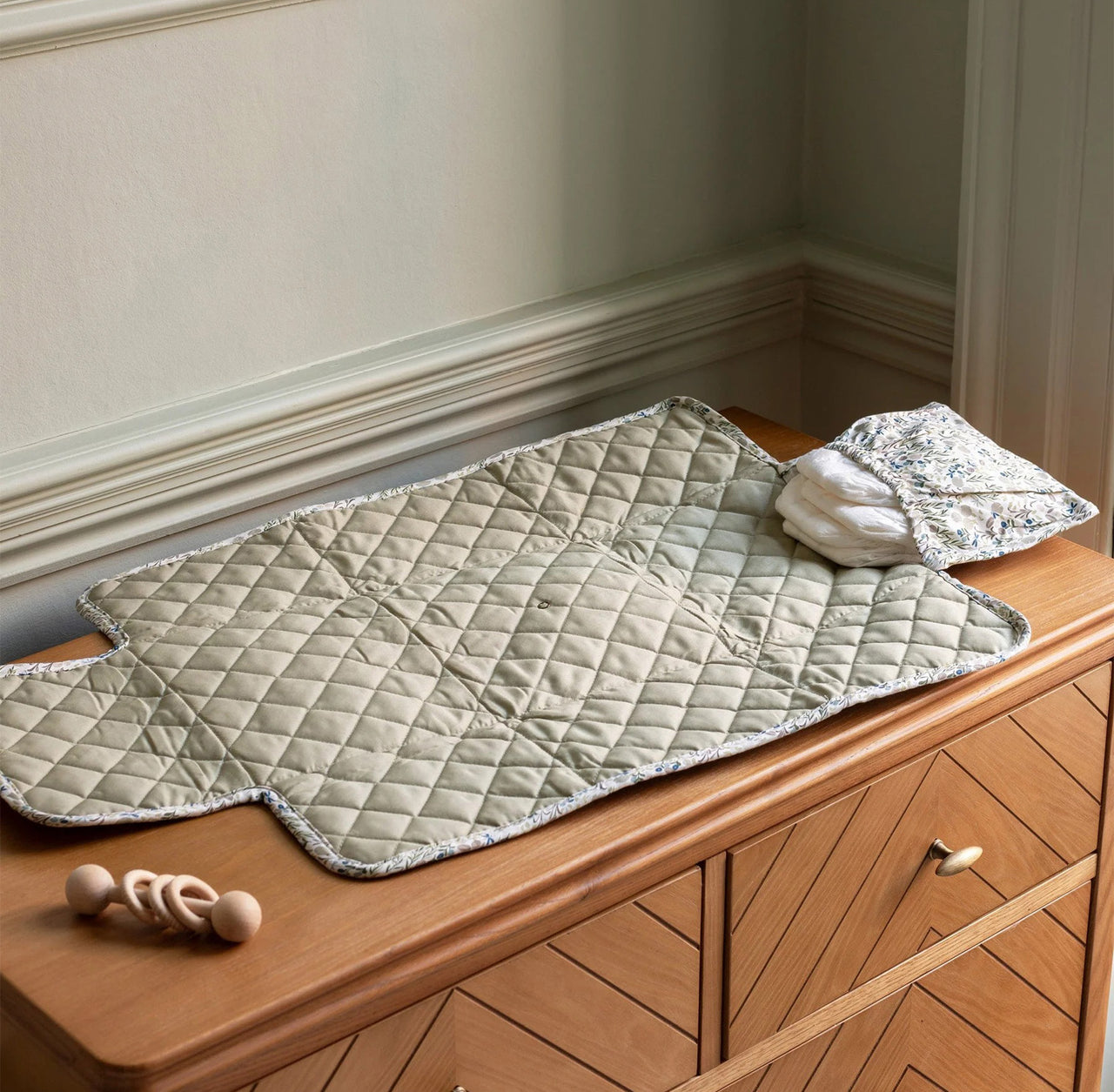 Changing Mat-CHMRIV - Riverbank Cotton Travel Changing Mat-Avery Row