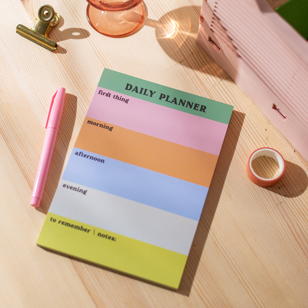 Planner-RP-NOTEPAD-A5 - Rainbow Colour Block Planner Pad-Good Tuesday