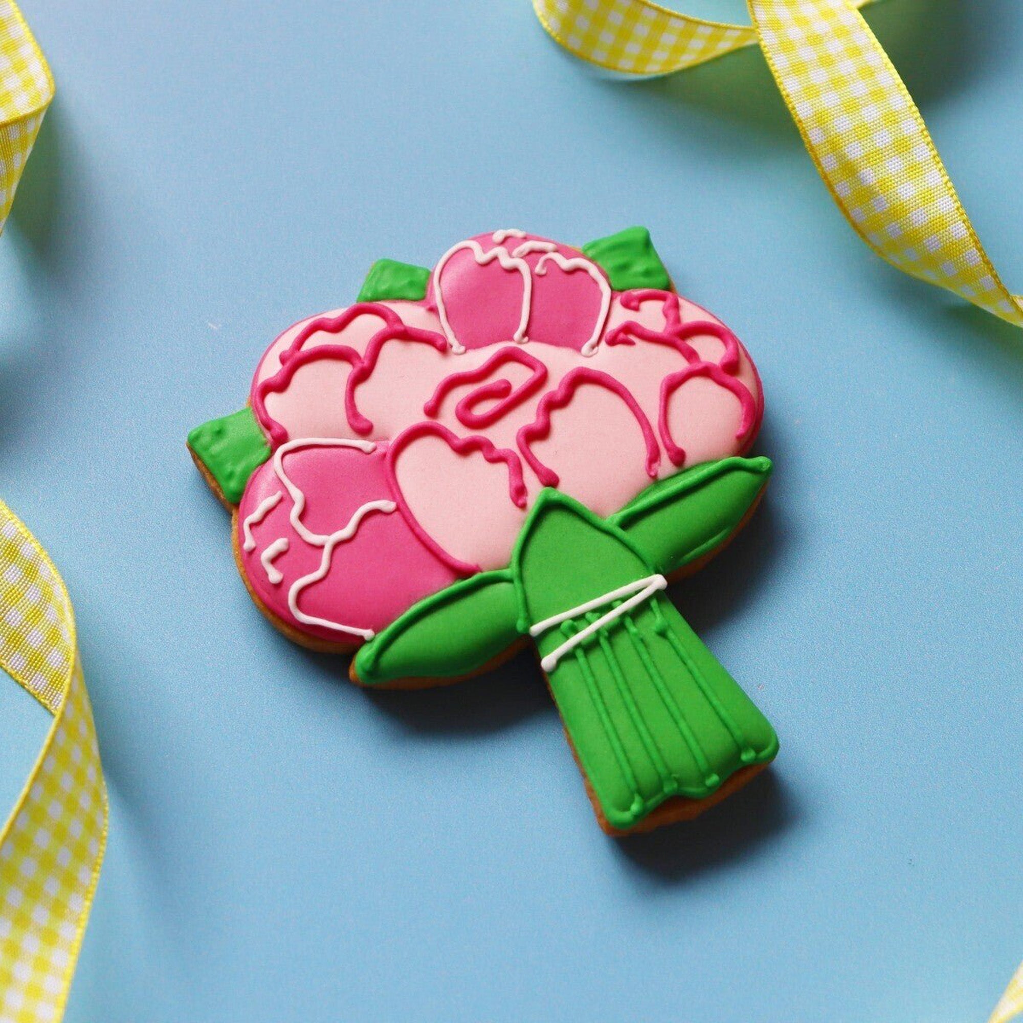 CASQCLBOUQUET - Bouquet Of Flowers Letterbox Biscuit