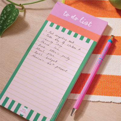 Cabana Stripe To Do List Pad - Whistlefish