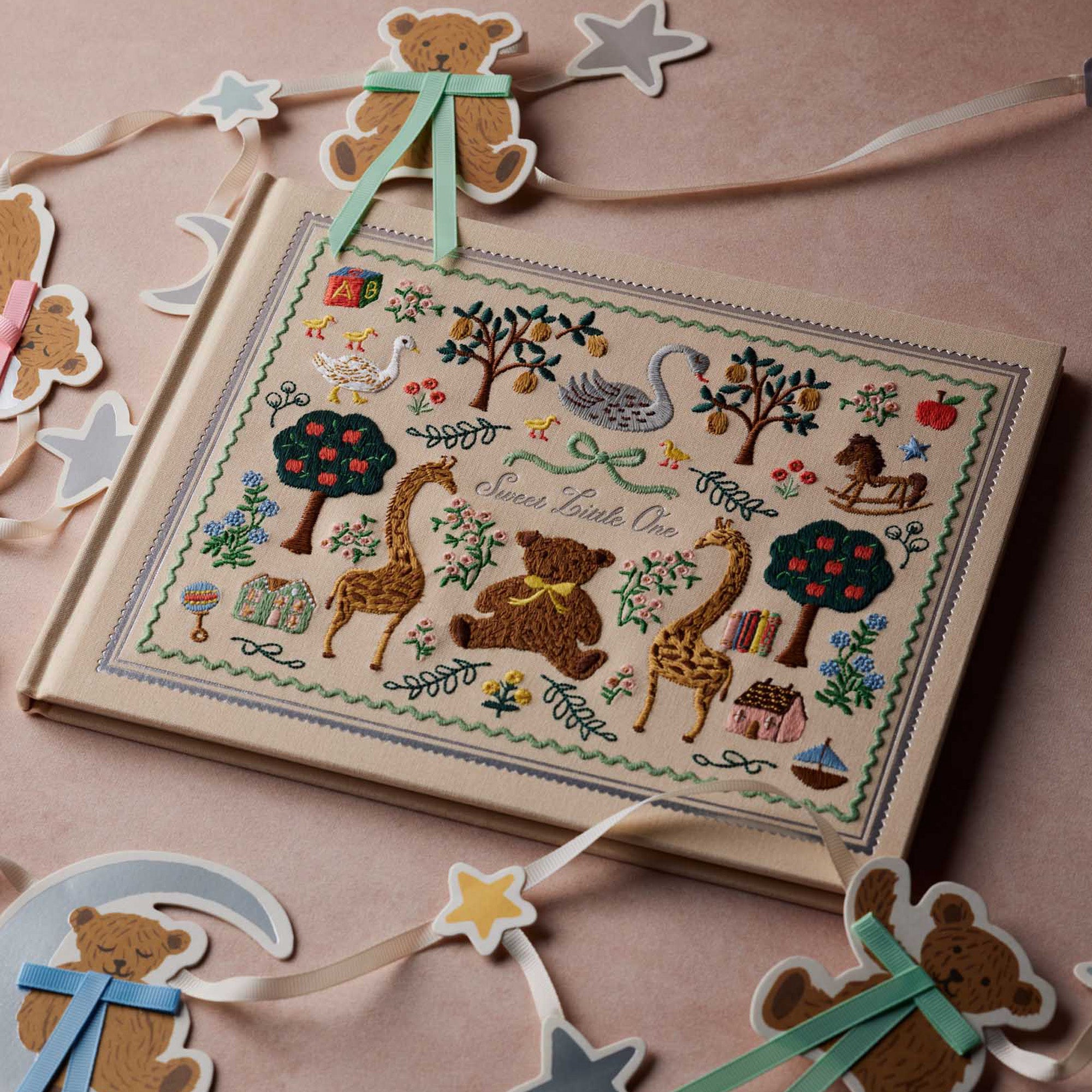 JBB001 - Storybook Embroidered Baby Book