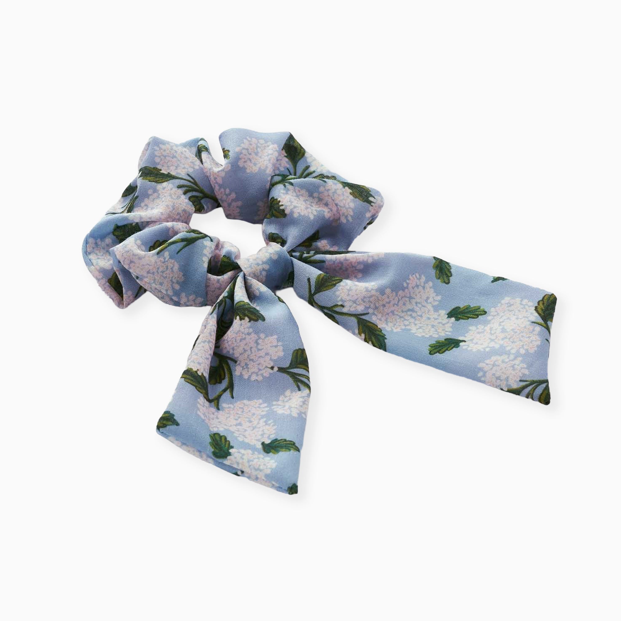 HAS019 - Blue Hydrangea Scrunchie