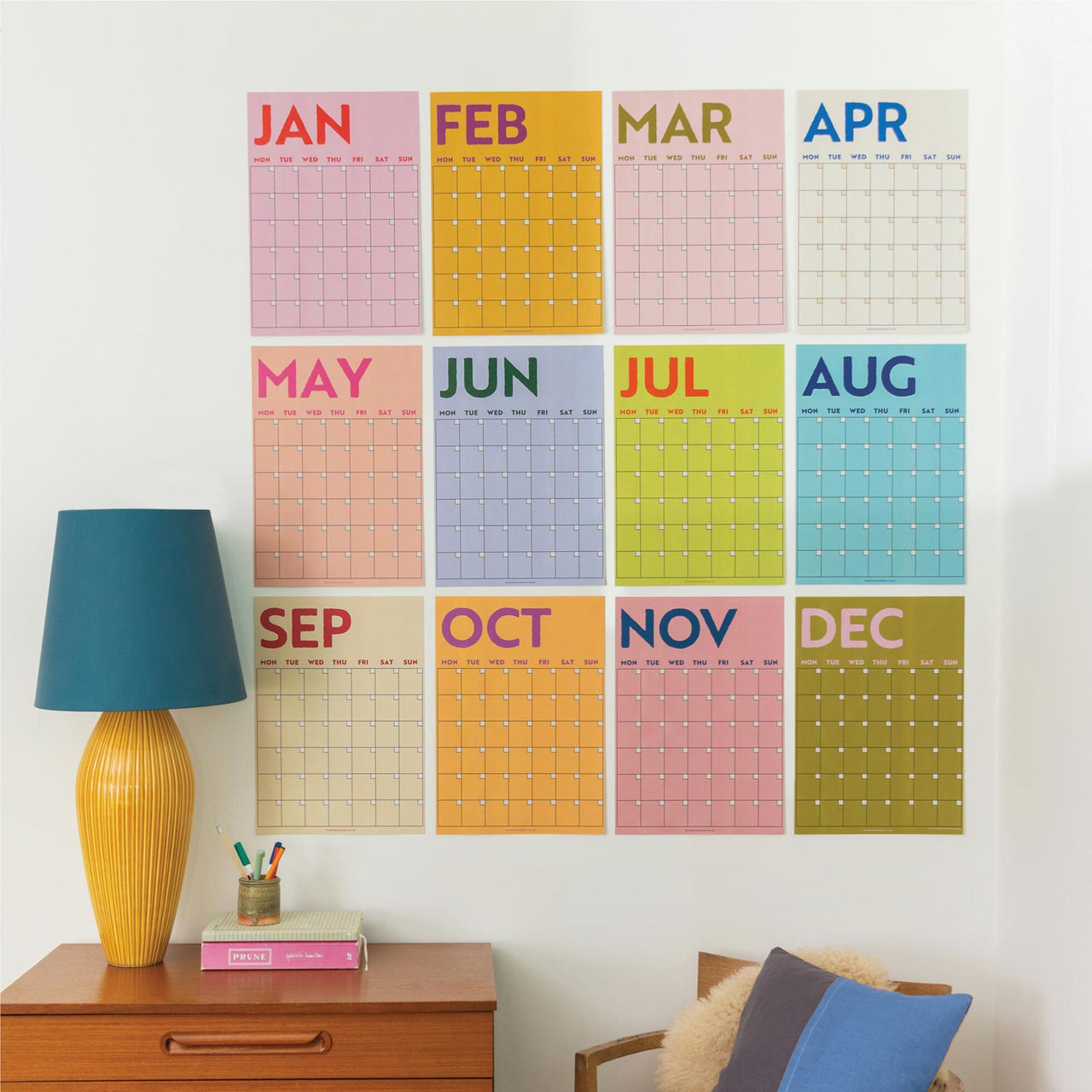 Planner-12PAGE-LRG-CBU-A3 - Colourburst Monthly A3 Planner-Good Tuesday