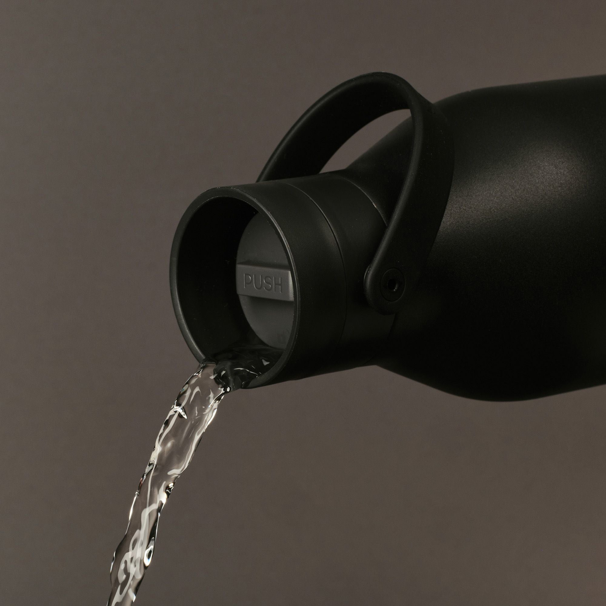 SSB-750ML-C-IN-BLACK - Recycled Steel Bottle Black