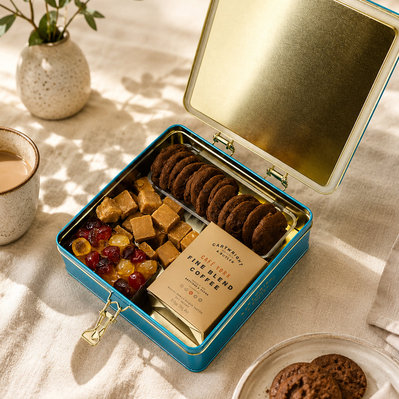 4184 - Happy Birthday Coffee and Cake Gift Tin