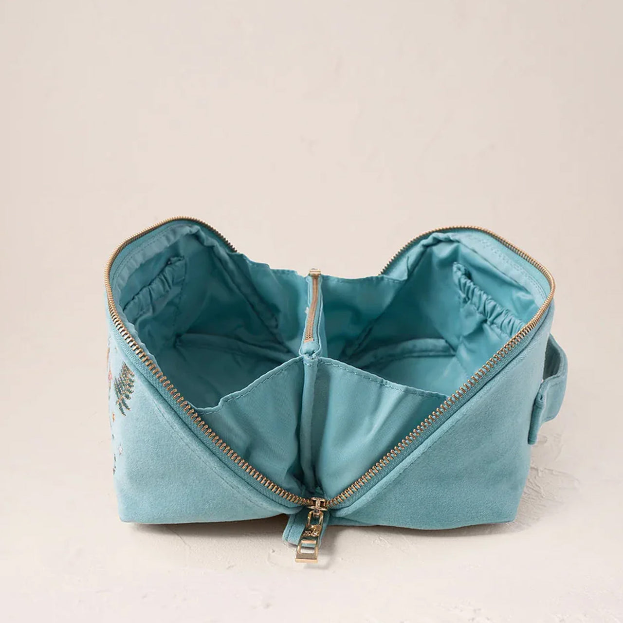 11390 - Celestial Tigers Open Flat Makeup Bag
