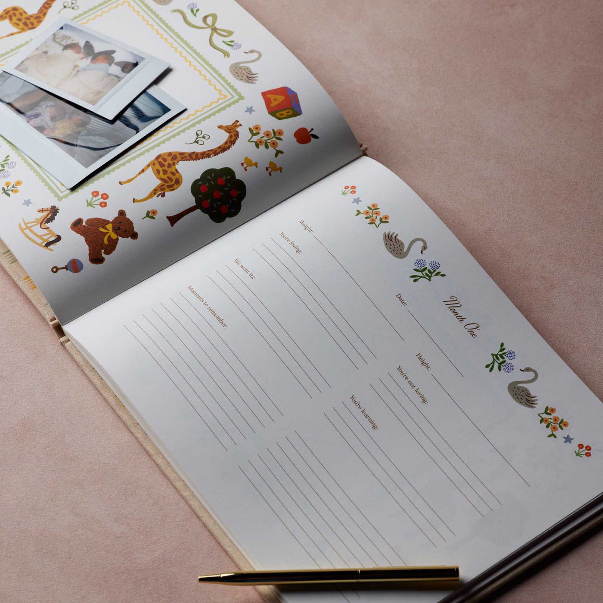 JBB001 - Storybook Embroidered Baby Book