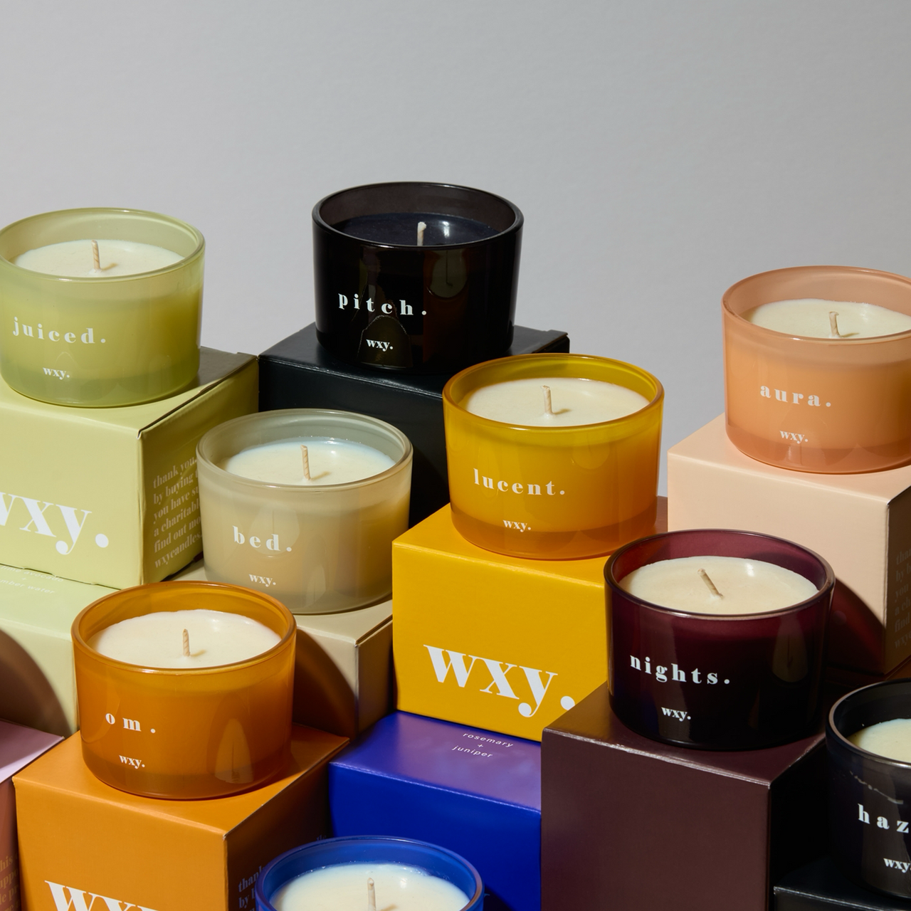 WXYCL0308 - Indigo 3oz Candle Rosemary + Juniper