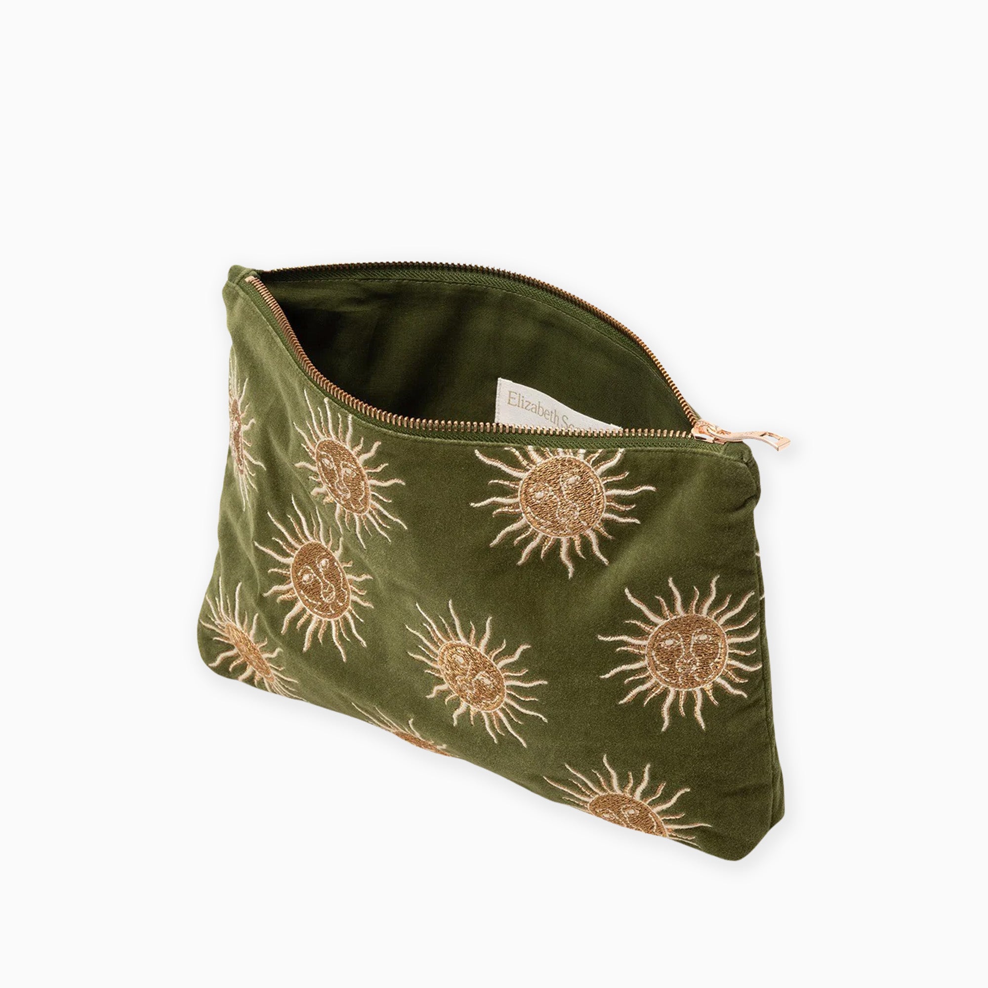 91388 - Sun Goddess Fern Velvet Everyday Pouch