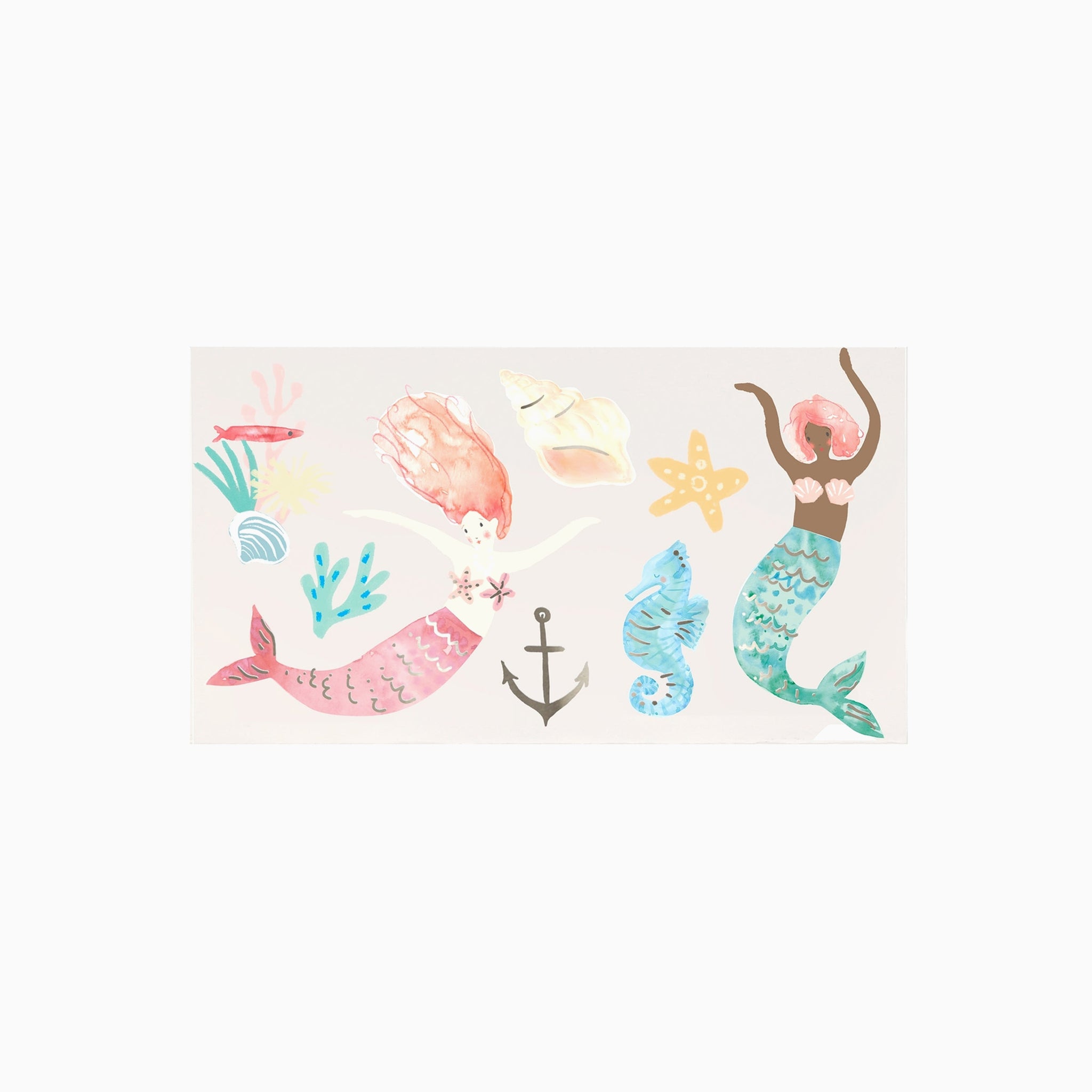 215902 - Mermaid Large Temporary Tattoos