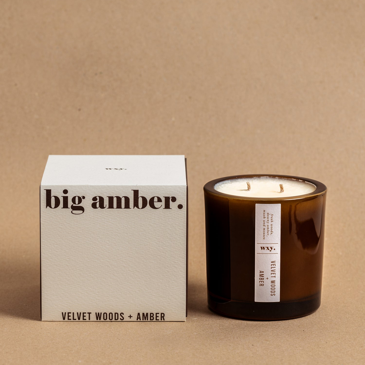 WXYBA0502 - Amber 5oz Candle Velvet Woods and Amber
