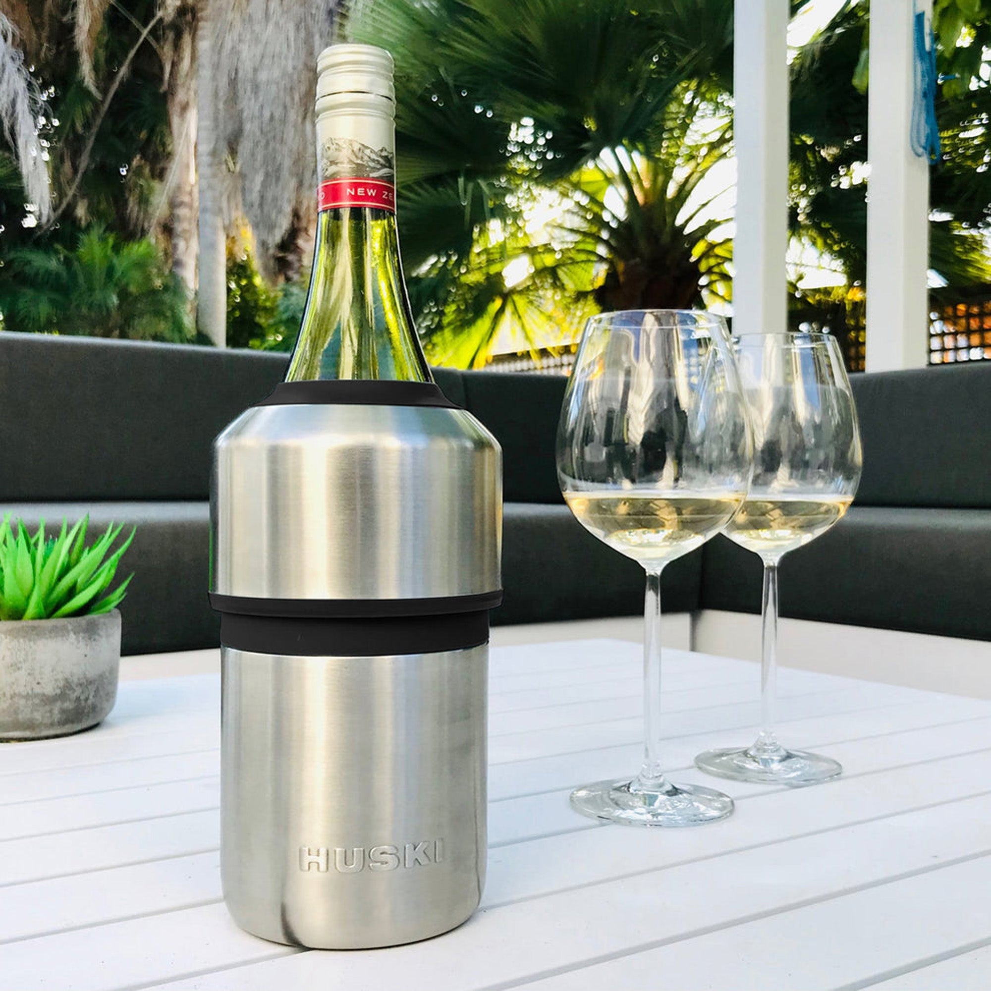 000012 - Huski Wine Cooler Brushed Stainless