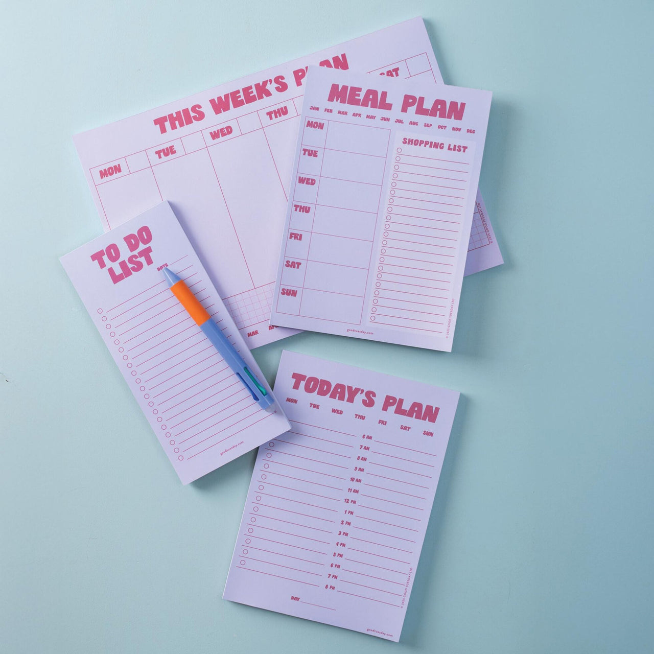 Planner-PAD-WKL-LAP-A4 - Lilac & Plum Weekly Planner Pad-Good Tuesday